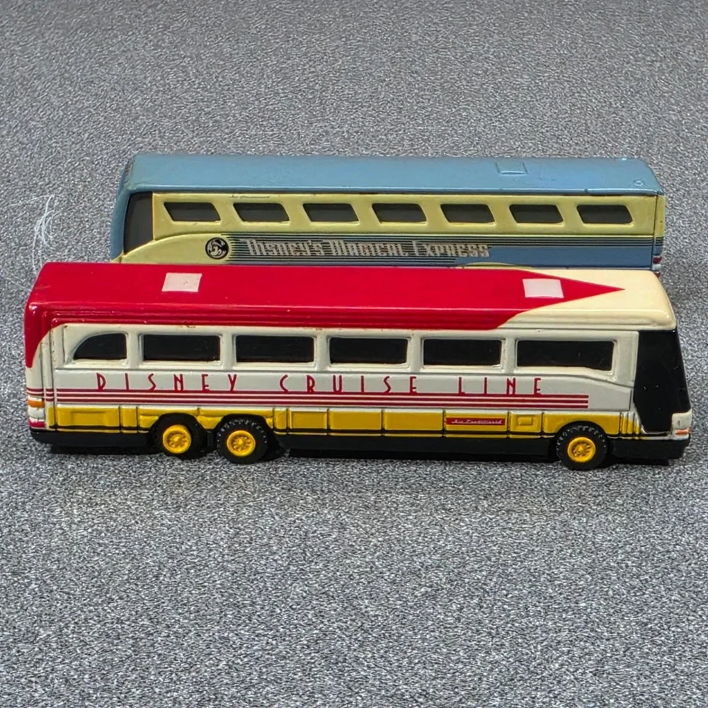 Disney Bus Set Magical Express‎ & Cruise Line Diecast Multi Good Transportation